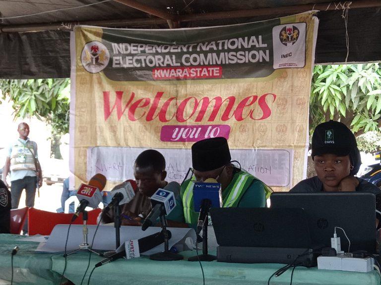 Ongoing: Collation of Kwara Central Senatorial Election Results by INEC