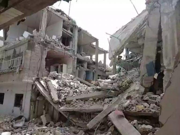 Breaking News: School Pupils trapped under Collapsed Building on Lagos Island.