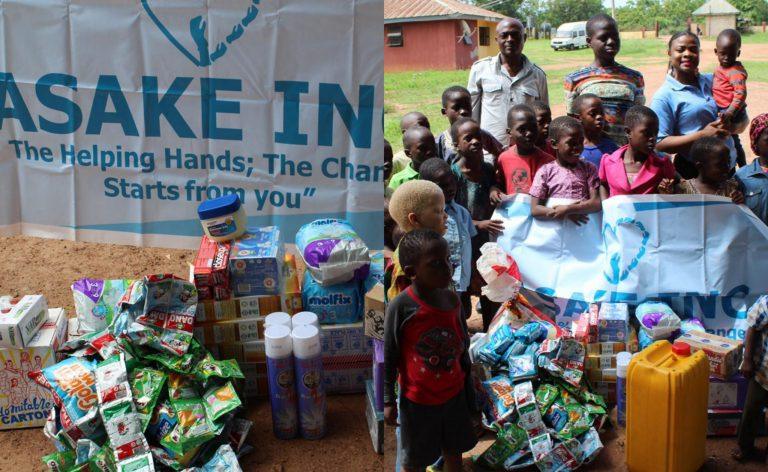 ASAKE INC., OYABAMBI DONATES TO ORPHANAGE