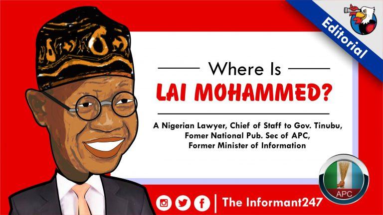 Where is Lai Mohammed?