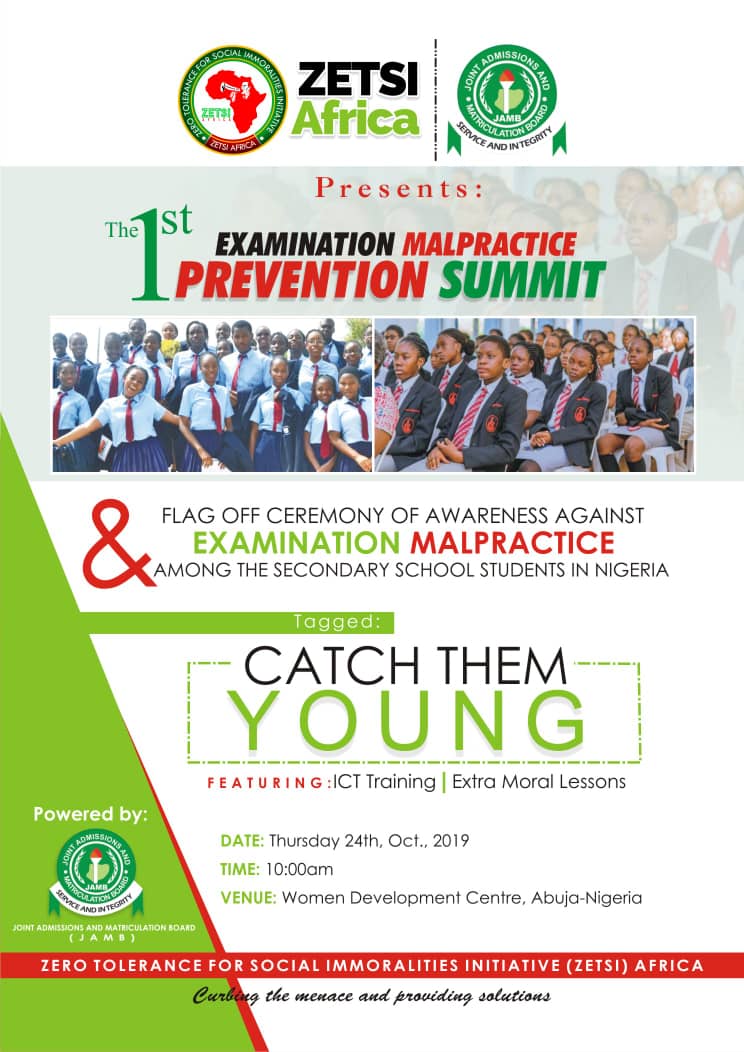 ZETSI Africa to hold summit to address exam malpractice