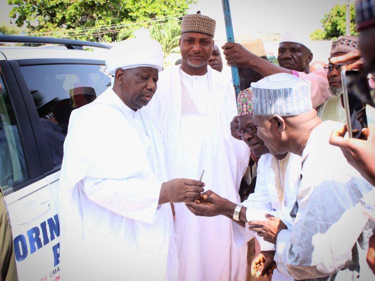 Saliu Mustapha donates vehicle to IEDPU
