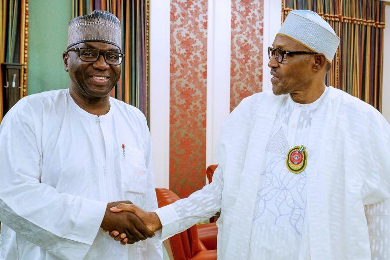 Buhari, AbdulRazaq meet in Aso Rock