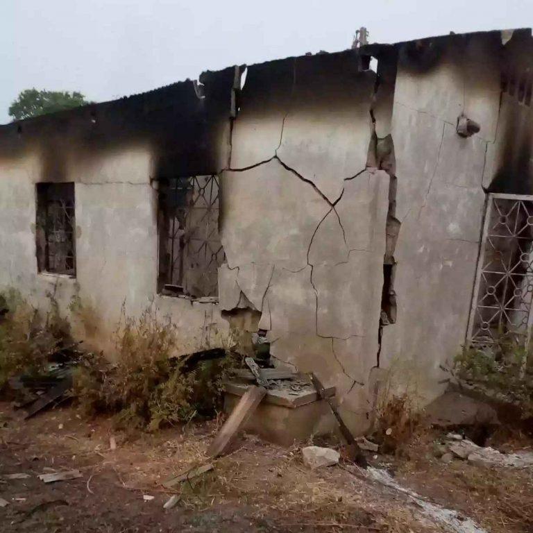 Fire guts sugar factory building in Bacita