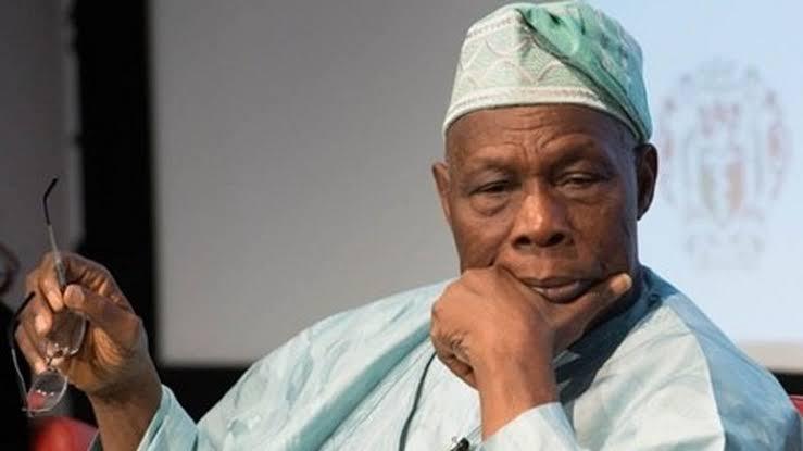 Saraki greets Obasanjo at 83