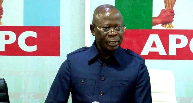 APC crisis drags on as security operatives bar Oshiomole from entering APC national secretariat