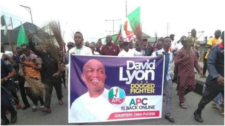 Diri’s sack: APC supporters celebrate tribunal judgement in Bayelsa