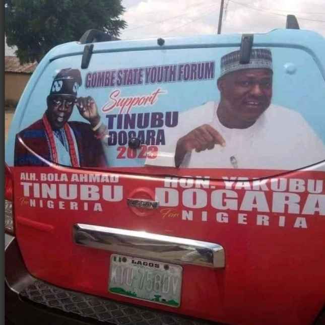 Tinubu/Dogara 2023 presidential ambition gains momentum as posters surface