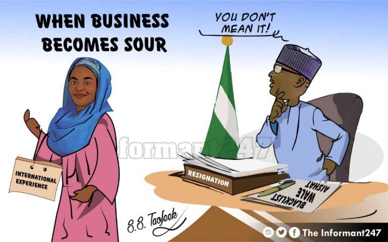 Resignation, governor abdulrahman abdulrasaq, Aisha Ahman Pategi, Kwara State