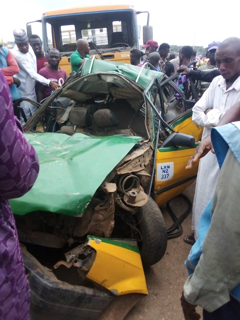 Taxi, Kwara Auto crash, Ilorin, Odota, Accident