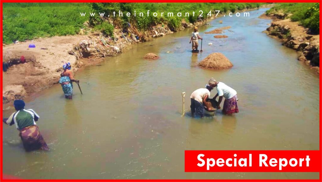 Special Report, COVID-19, Kwara women, digging river