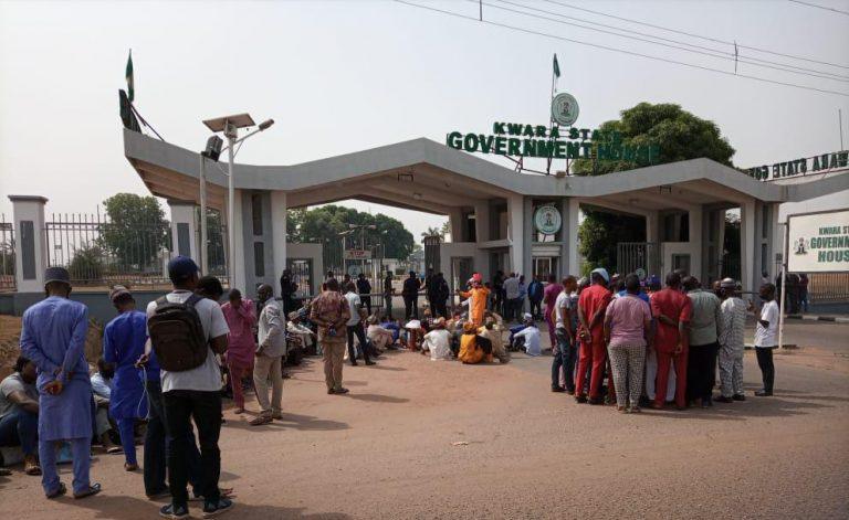 UPDATED: Sacked Kwara teachers stage peaceful protest in Ilorin
