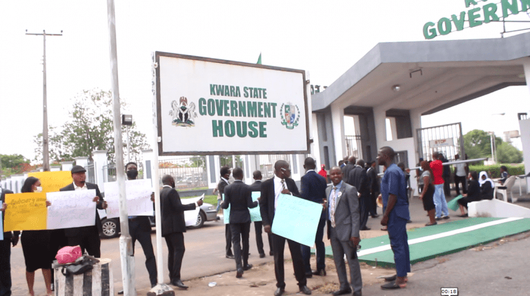‘O to ge, stop withholding judiciary funds’ – lawyers protest in Ilorin