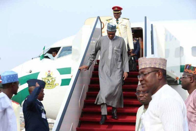Buhari returns after routine medical check-up in UK
