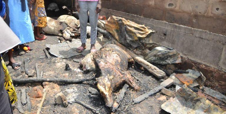 Traders lose millions as fire razes cattle market in Ilorin