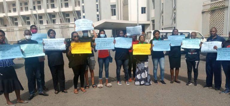 #JusticeForBlessing: FIDA, CSOs protest rape, murder of UNILORIN student