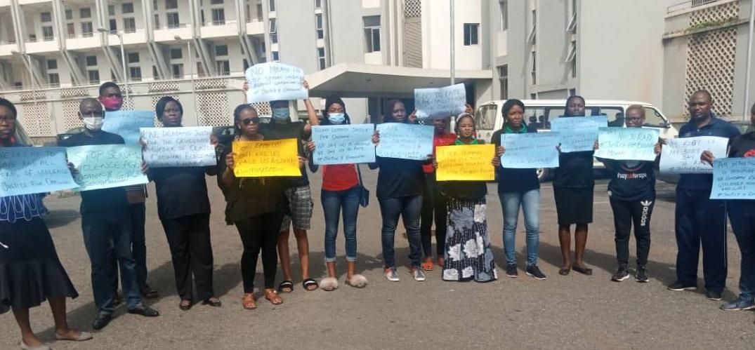 #JusticeForBlessing: FIDA, CSOs protest rape, murder of UNILORIN student