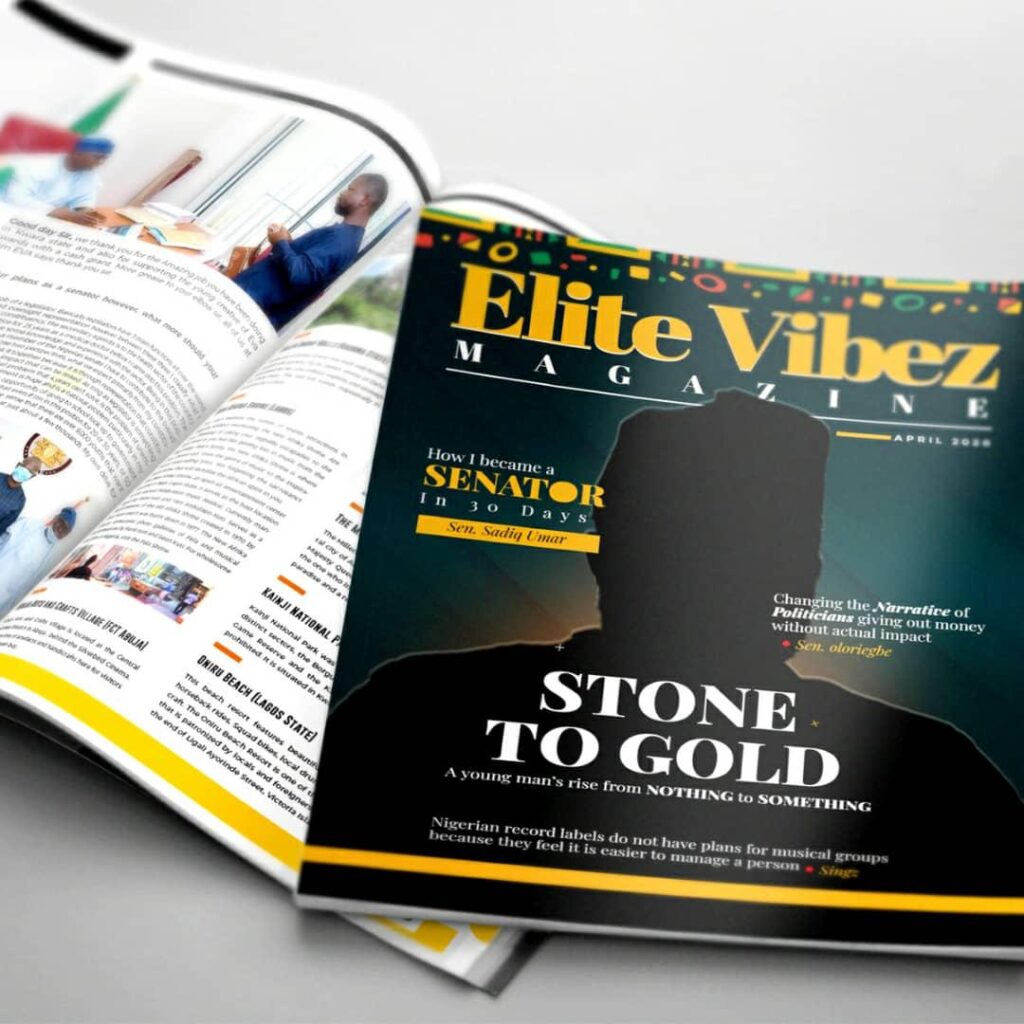 ‘Stone to Gold’: Elites Vibez magazine cover features Yahaya Seriki’s rise to stardom
