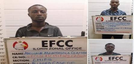 Jail for three internet fraudsters in Ilorin