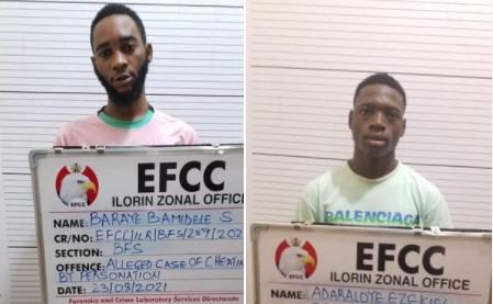 Footballer, one other bag jail terms over internet fraud in Kwara