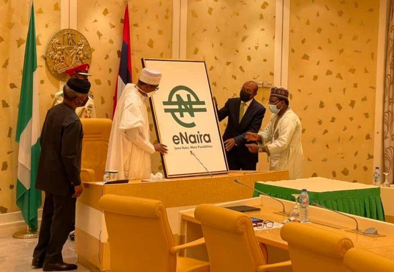 Buhari launches eNaira, says platform can increase Nigeria’s GDP by $29bn in 10 years