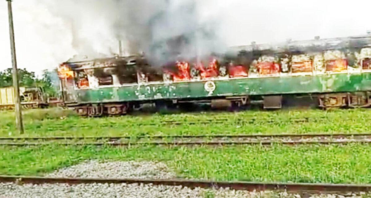 Nobody set north-bound train on fire in Offa: ODU, Kwara Fire Service