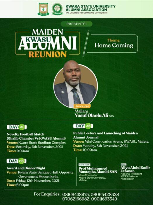 Advert: KWASU Alumni to hold maiden reunion