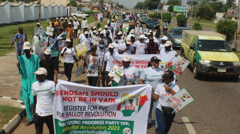 #EndSARS memorial: YPP holds rally in Kwara, says it’s time for ballot revolution