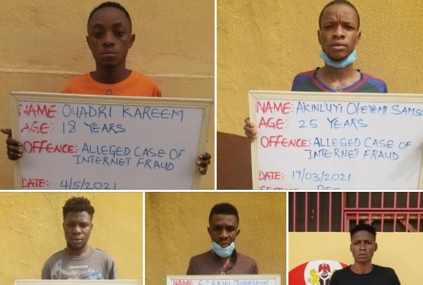 Civil servant, four others bag jail terms for internet fraud in Ilorin