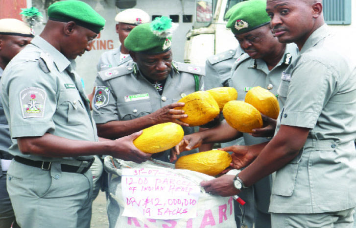 Customs intercepts 607kg of Indian hemp, 7,059 bags of rice, others The Informant247