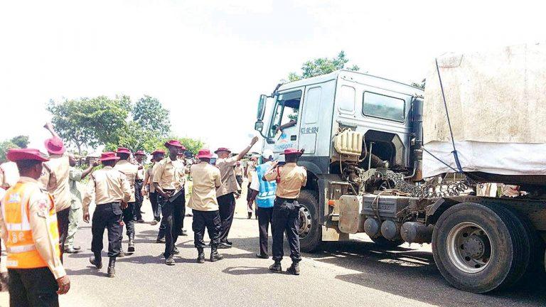 Speeding truck crushes FRSC official to death in Ogun — Driver attempts escape The Informant247