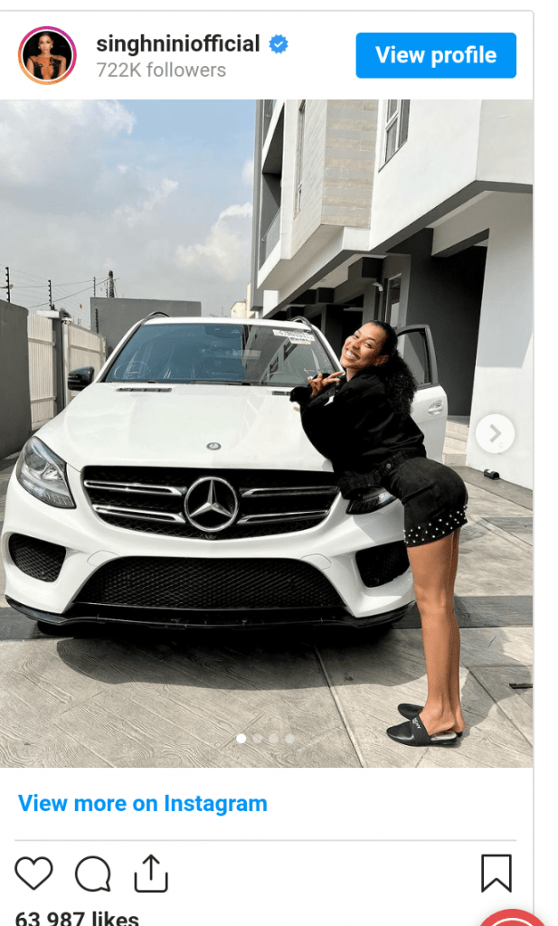 BBNAIJA: Nini acquires brand new SUV The Informant247 BBNAIJA: Nini acquires brand new SUV The Informant247