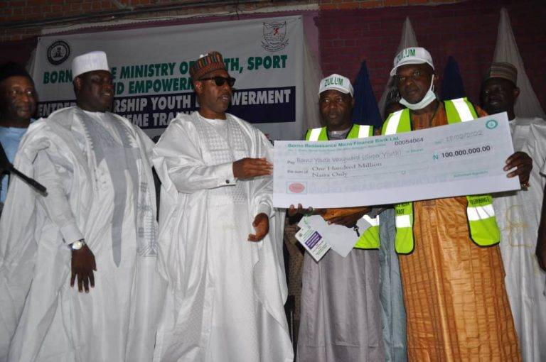Zulum doles out N100m to 152 youths for renouncing thuggery The Informant247
