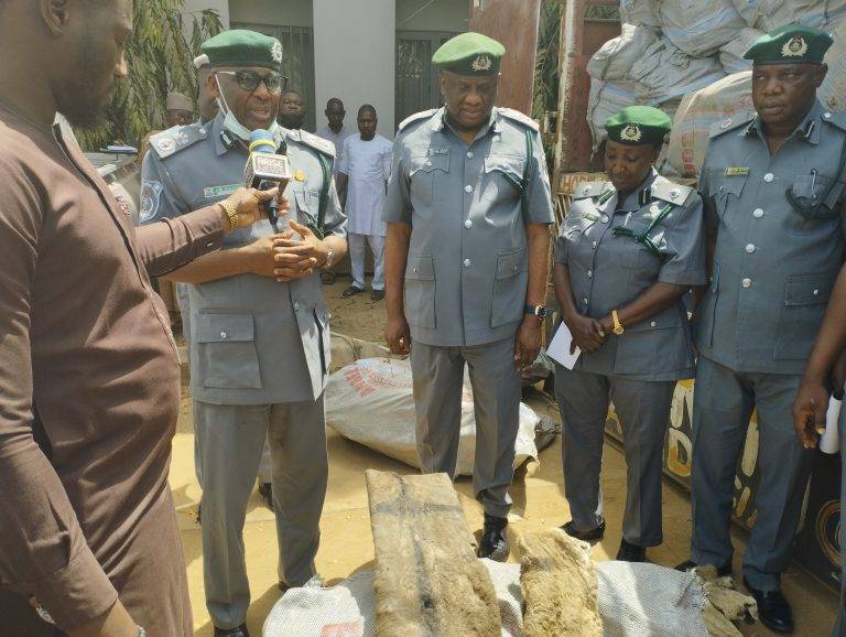 Customs confiscate truck-load of donkey skins, other items, worth N320m in Kaduna The Informant247