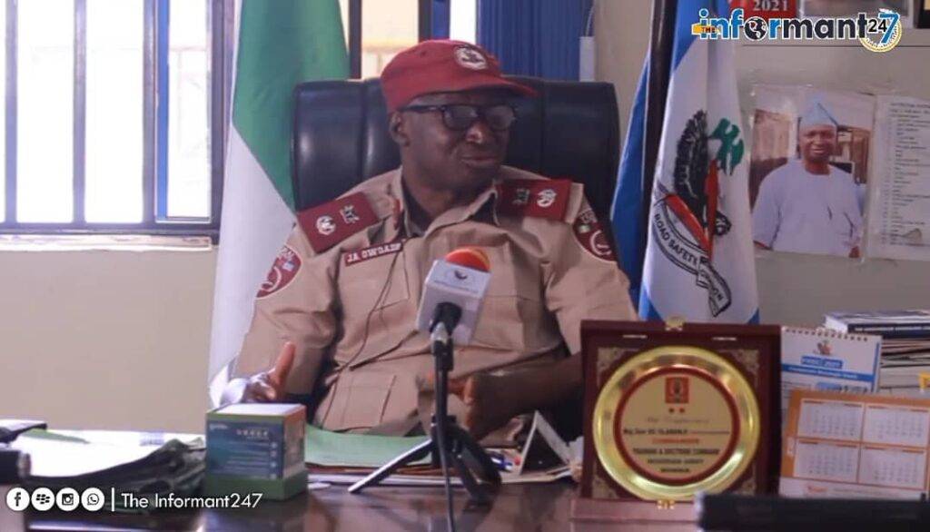 Kwara auto crash: FRSC cautions motorists against travelling with fuel-laden jerry cans The Informant247