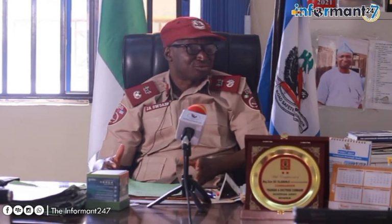 Kwara auto crash: FRSC cautions motorists against travelling with fuel-laden jerry cans The Informant247