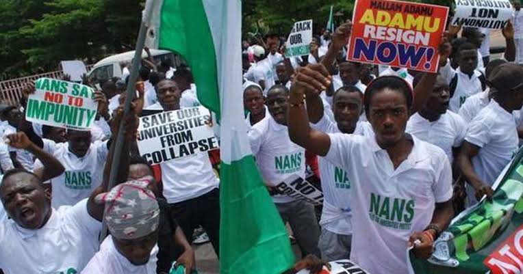 NANS stage peaceful pro-ASUU strike protest The Informant247