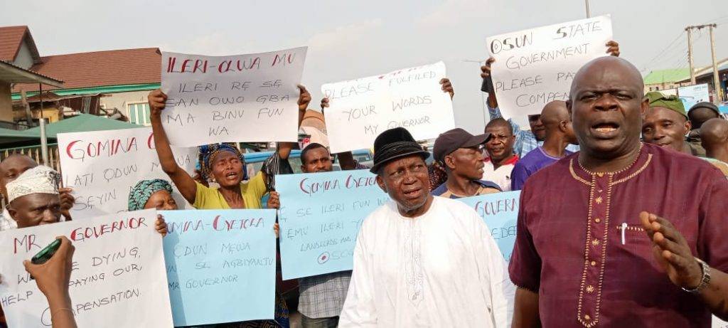 Osun house owners stage protest, demand compensation for demolished buildings The Informant247