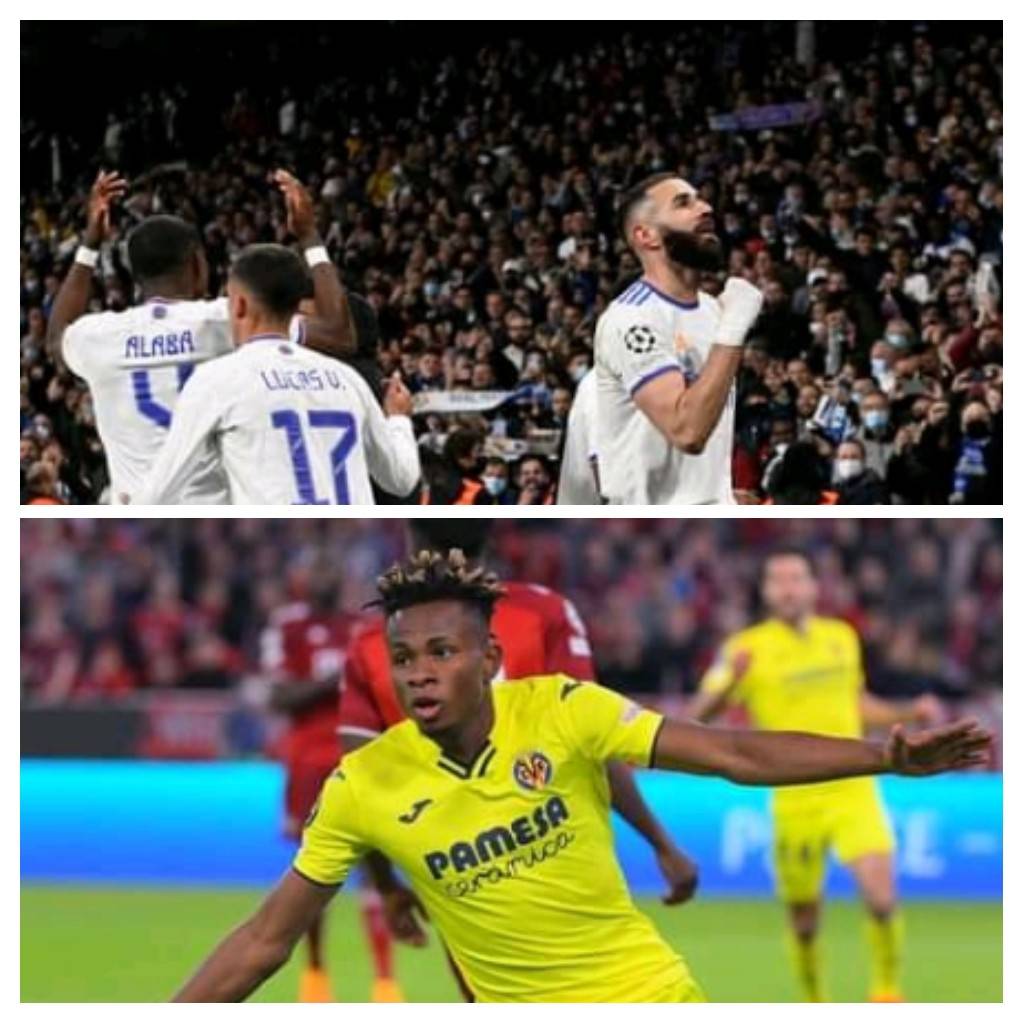 UCL:Villarreal, Real Madrid cruise to semifinals after heavy games The Informant247