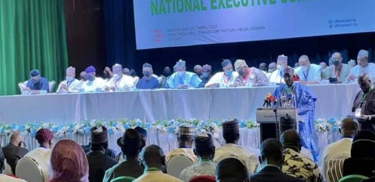 JUST IN: APC NEC transfers power to National Working Committee for 90 days The Informant247