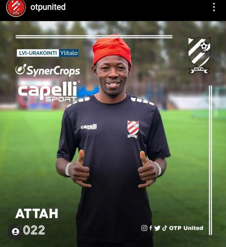 Former Kwara Football Academy Skipper, Simon Attah Joins Finnish side OTP United The Informant247