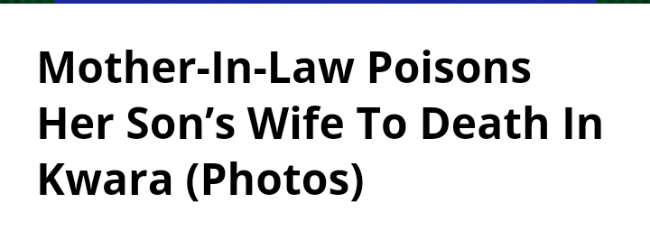 Fact Check: Did Yetunde Balogun mother-in-law kill her with poison in Kwara? The Informant247