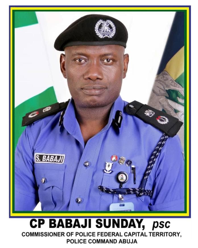 FCT Commissioner of Police CP Sunday Babaji