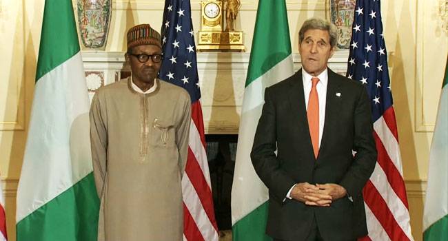 Buhari John Kerry U.S Nigeria