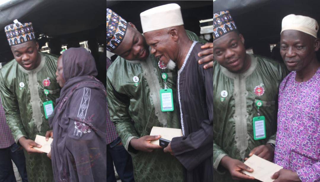 Accolades fanfares as Cute Abiola empowers aged people with first salary