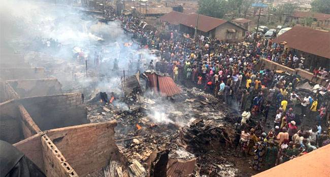 Ibadan market fire