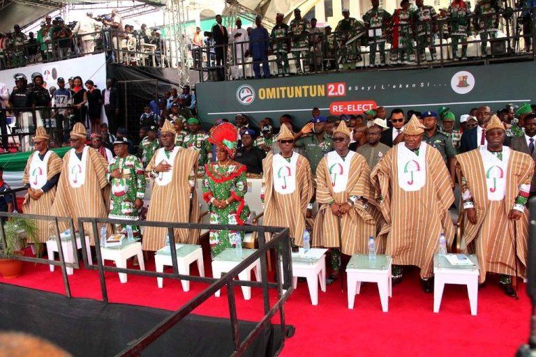 Makinde Wike Ortom in Oyo