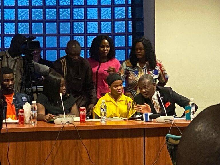 Ejikeme Mmesoma while appearing before house of reps committee