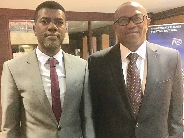 Reno Omokri and Peter Obi