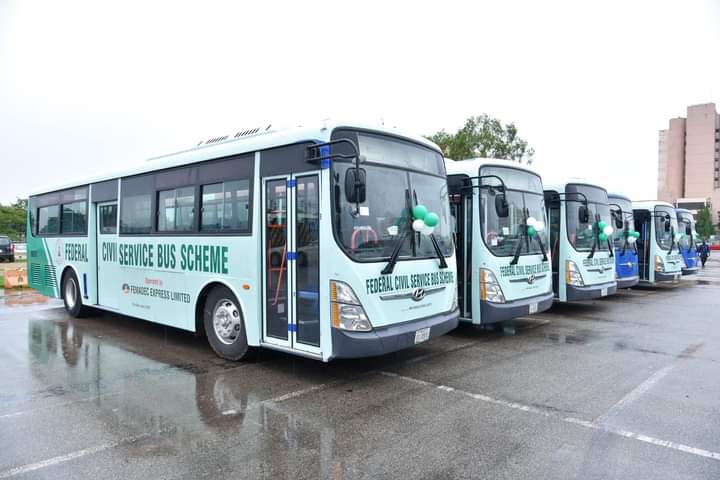 CNG powered buses